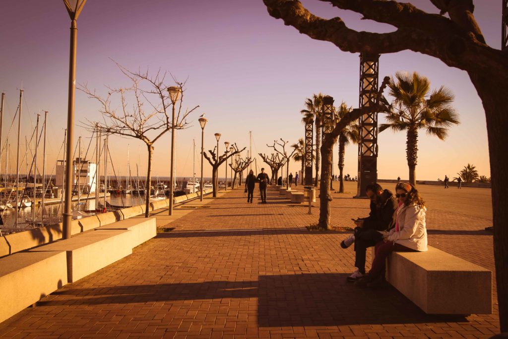 olympic plaza, barcelona, spain 