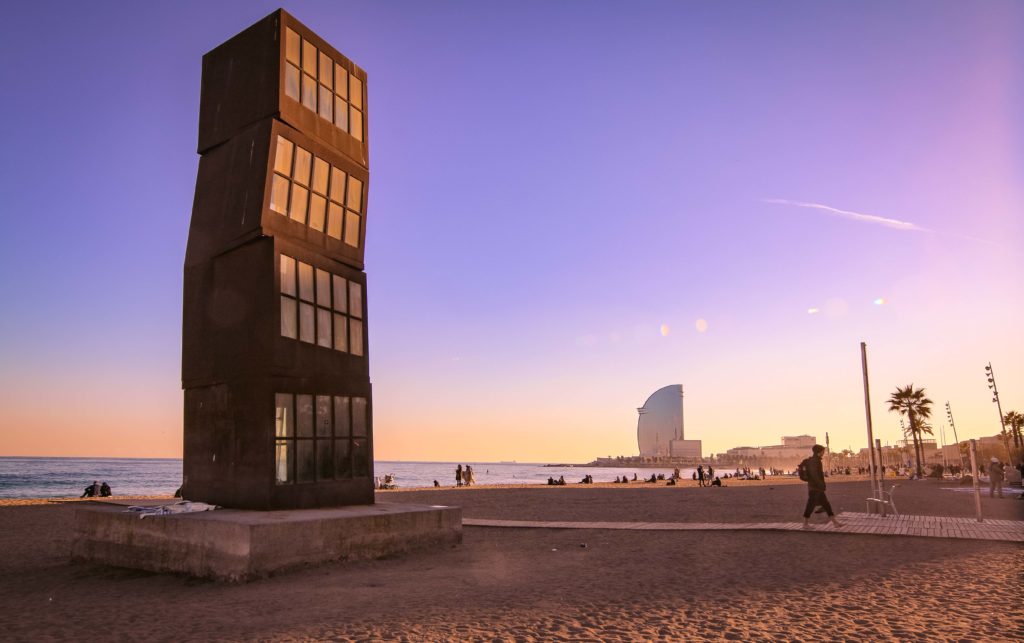 barceloneta beach, barcelona, spain 