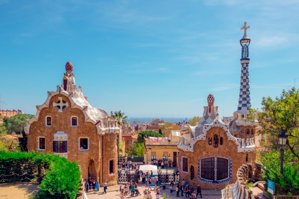 park guell, barcelona, spain