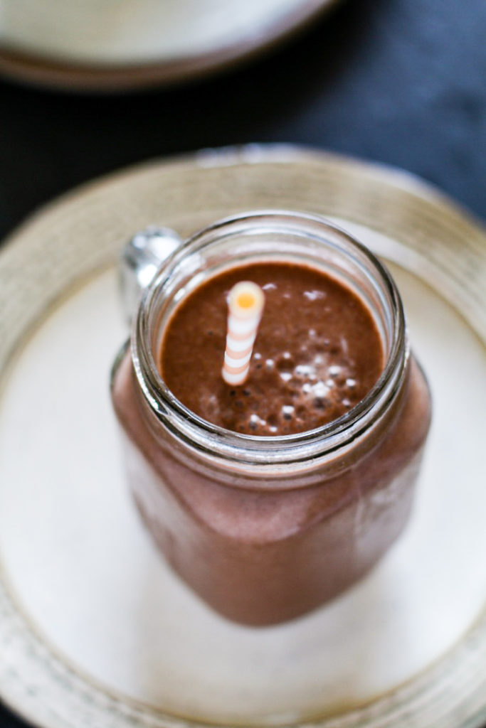 cacao banana smoothie